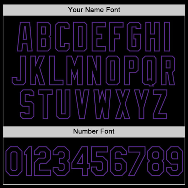 Custom Black Purple Authentic Basketball Jersey