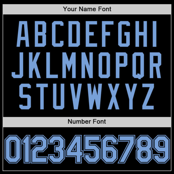 Custom Black Light Blue Authentic Basketball Jersey