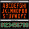 Custom Black Kelly Green White-Orange Authentic Basketball Jersey