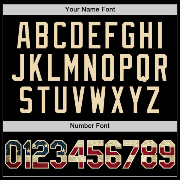 Custom Black Vintage USA Flag-Cream Authentic Basketball Jersey