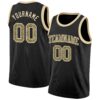 Custom Black Camo-Cream Authentic Basketball Jersey