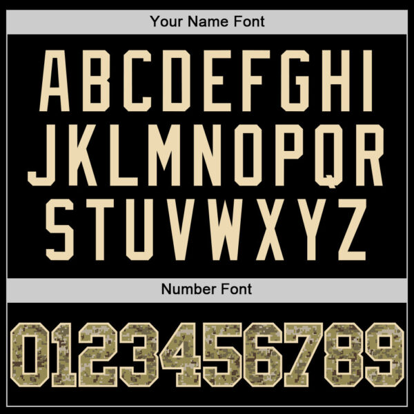 Custom Black Camo-Cream Authentic Basketball Jersey