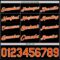 Custom Black Orange-White Authentic Basketball Jersey