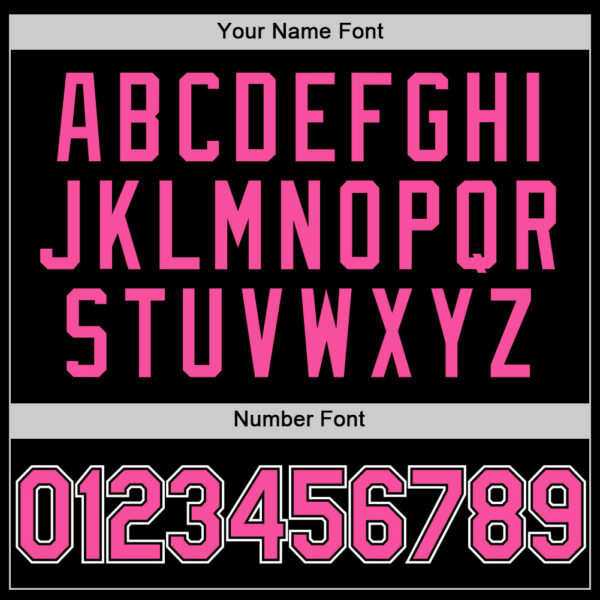 Custom Black Pink-White Authentic Basketball Jersey