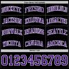 Custom Black Purple-White Authentic Basketball Jersey