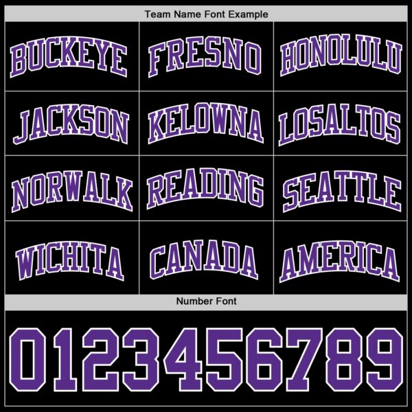Custom Black Purple-White Authentic Basketball Jersey