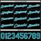 Custom Black Teal-White Authentic Basketball Jersey