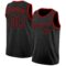 Custom Black Red Authentic Basketball Jersey