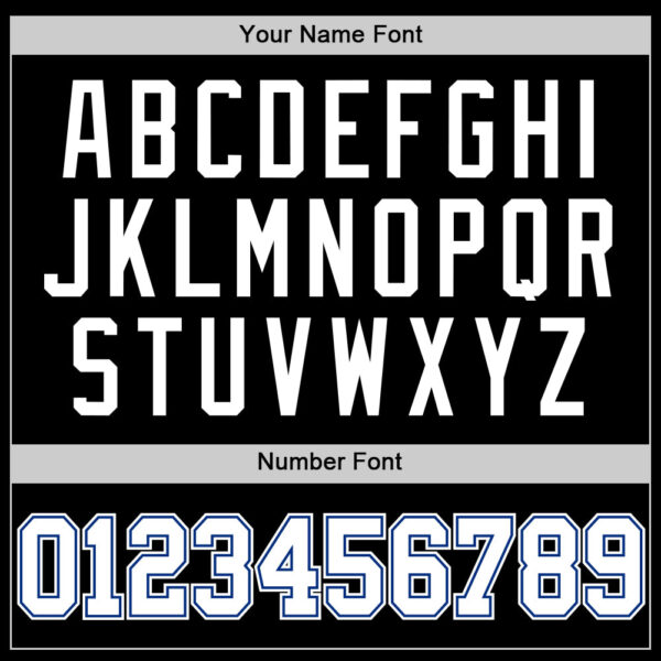 Custom Black White-Royal Authentic Basketball Jersey