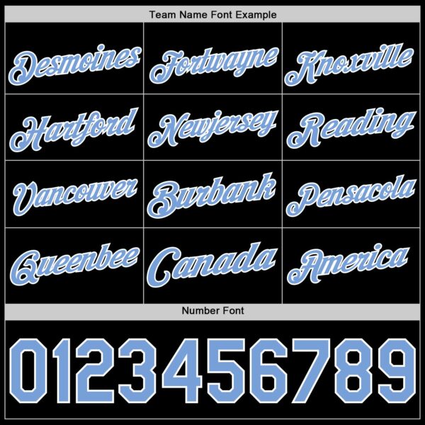 Custom Black Light Blue-White Authentic Basketball Jersey