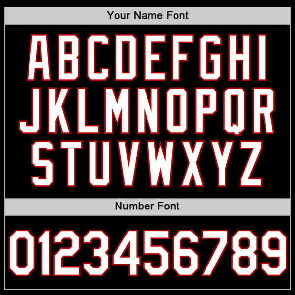 Custom Black White-Red Authentic Basketball Jersey