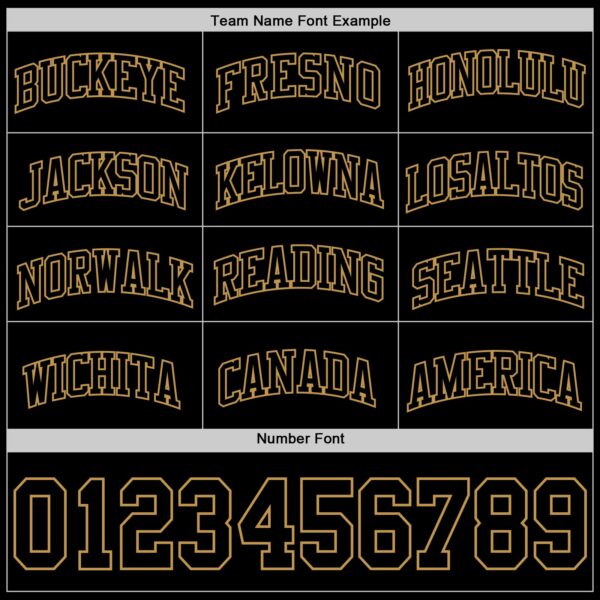 Custom Black Old Gold Authentic Basketball Jersey