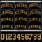 Custom Black Old Gold Authentic Basketball Jersey