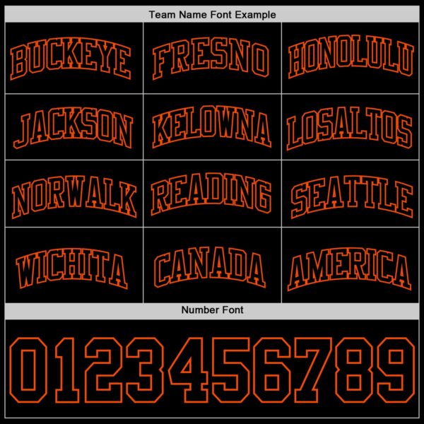Custom Black Orange Authentic Basketball Jersey