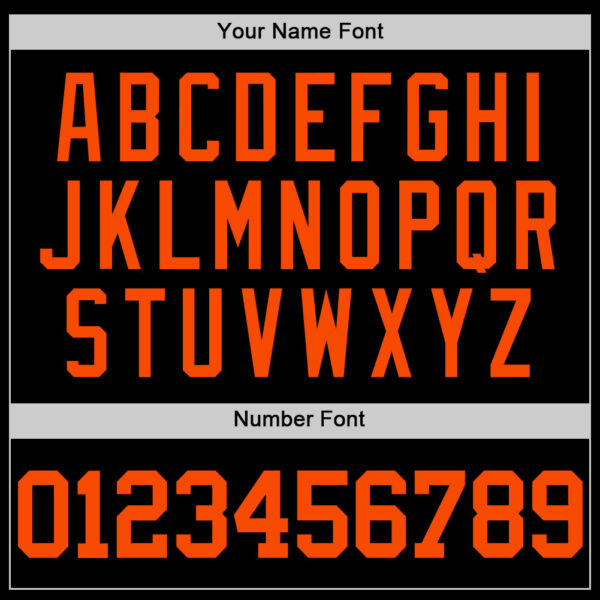 Custom Black Orange Authentic Basketball Jersey