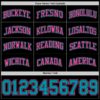 Custom Black Teal-Pink Authentic Basketball Jersey