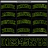 Custom Black Neon Green Authentic Basketball Jersey