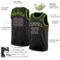 Custom Black Purple-Neon Green Authentic Basketball Jersey