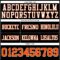 Black2911-3 Custom Black Orange-White Authentic Football Jersey