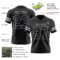 Black2925-2 Custom Black Gray Authentic Football Jersey