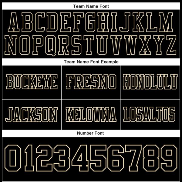 Custom Black Cream Authentic Football Jersey