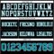 Black2946-3 Custom Black Teal-White Authentic Football Jersey