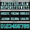 Black2955-3 Custom Black Aqua-White Authentic Football Jersey