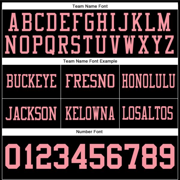 Custom Black Medium Pink Authentic Football Jersey