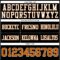 Black2962-3 Custom Black Texas Orange-White Authentic Football Jersey