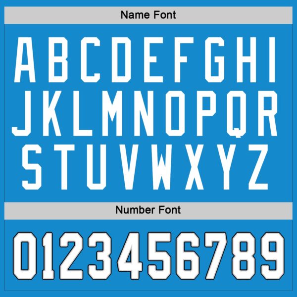 Custom Blue White-Black Hockey Jersey