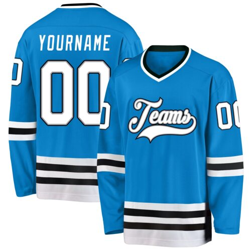 Blue0030_7692294c-75db-40fe-96b6-a830bf2c53d4 Custom Blue White-Black Hockey Jersey