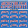 Custom Blue Orange-White Authentic Throwback Basketball Jersey