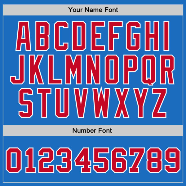 Custom Blue Red-White Authentic Throwback Basketball Jersey