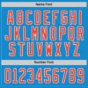 Custom Blue Orange-White Hockey Jersey
