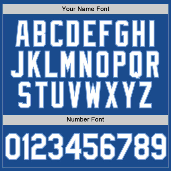 Custom Blue White-Light Blue Authentic Throwback Baseball Jersey