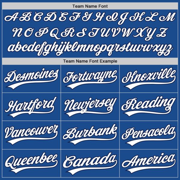 Custom Blue White-Navy Authentic Throwback Baseball Jersey