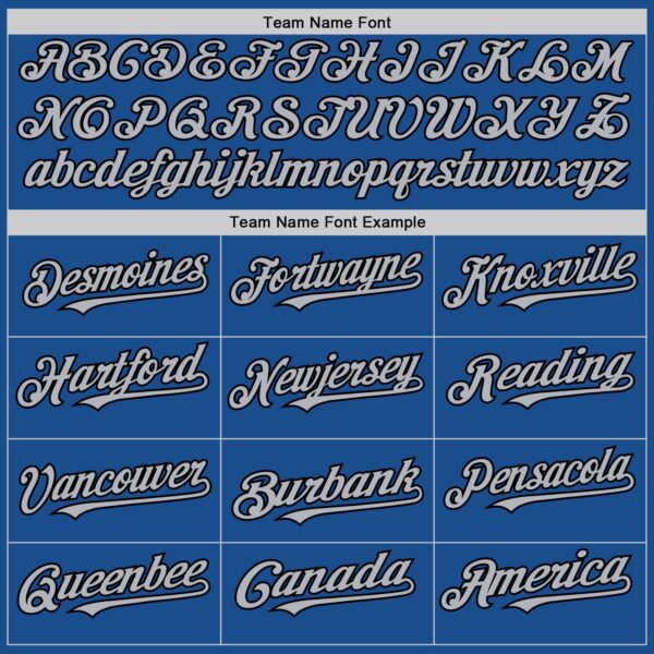 Custom Blue Gray-Black Mesh Authentic Throwback Baseball Jersey