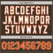 Custom Brown Orange Pinstripe Orange-White Authentic Baseball Jersey