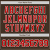 Custom Brown Red-White Authentic Baseball Jersey
