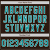 Custom Brown Teal-White Authentic Baseball Jersey