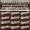 Custom Brown White Pinstripe Gray Authentic Baseball Jersey