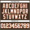 Custom Brown White-Orange Authentic Baseball Jersey