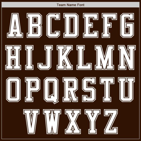 Custom Brown White Authentic Baseball Jersey