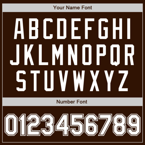 Custom Brown White Authentic Baseball Jersey