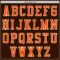 Custom Brown Orange-White Authentic Baseball Jersey