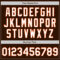 Custom Brown White-Orange Authentic Baseball Jersey
