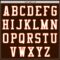 Custom Brown White-Orange Authentic Baseball Jersey