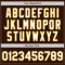 Custom Brown White-Gold Authentic Baseball Jersey