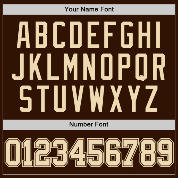 Custom Brown Cream Authentic Basketball Jersey