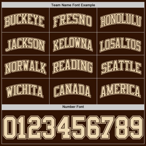 Custom Brown Cream Authentic Basketball Jersey